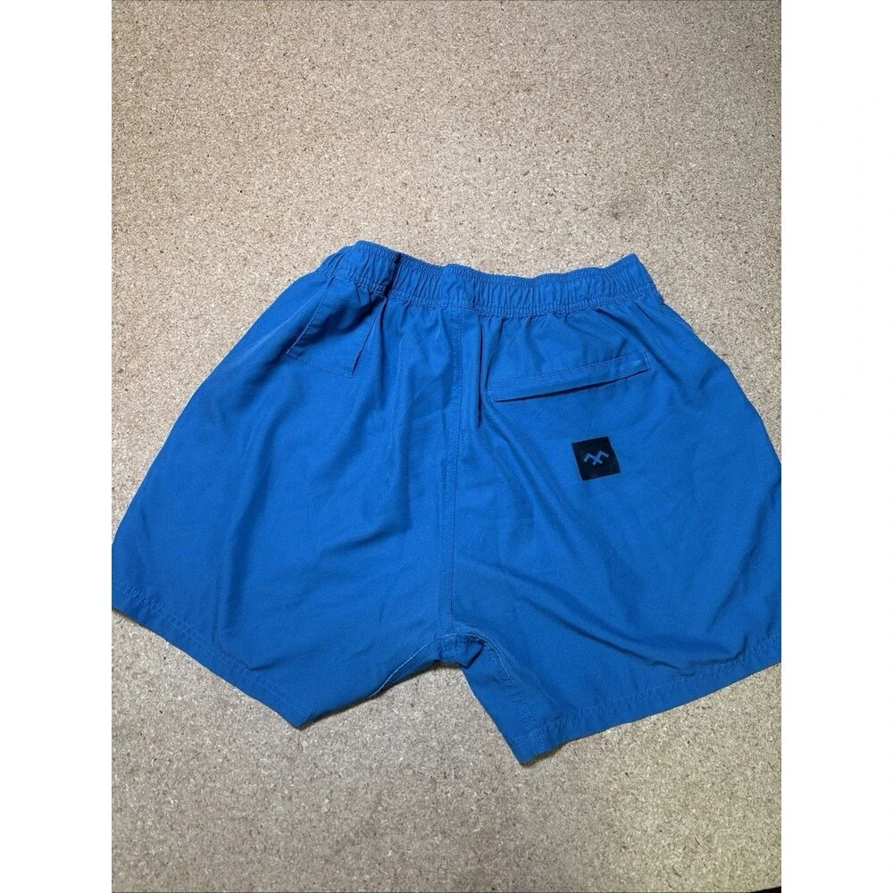 HVIII Goat Shorts Mens L Blue Athletic Casual Streetwear Drawstring D1